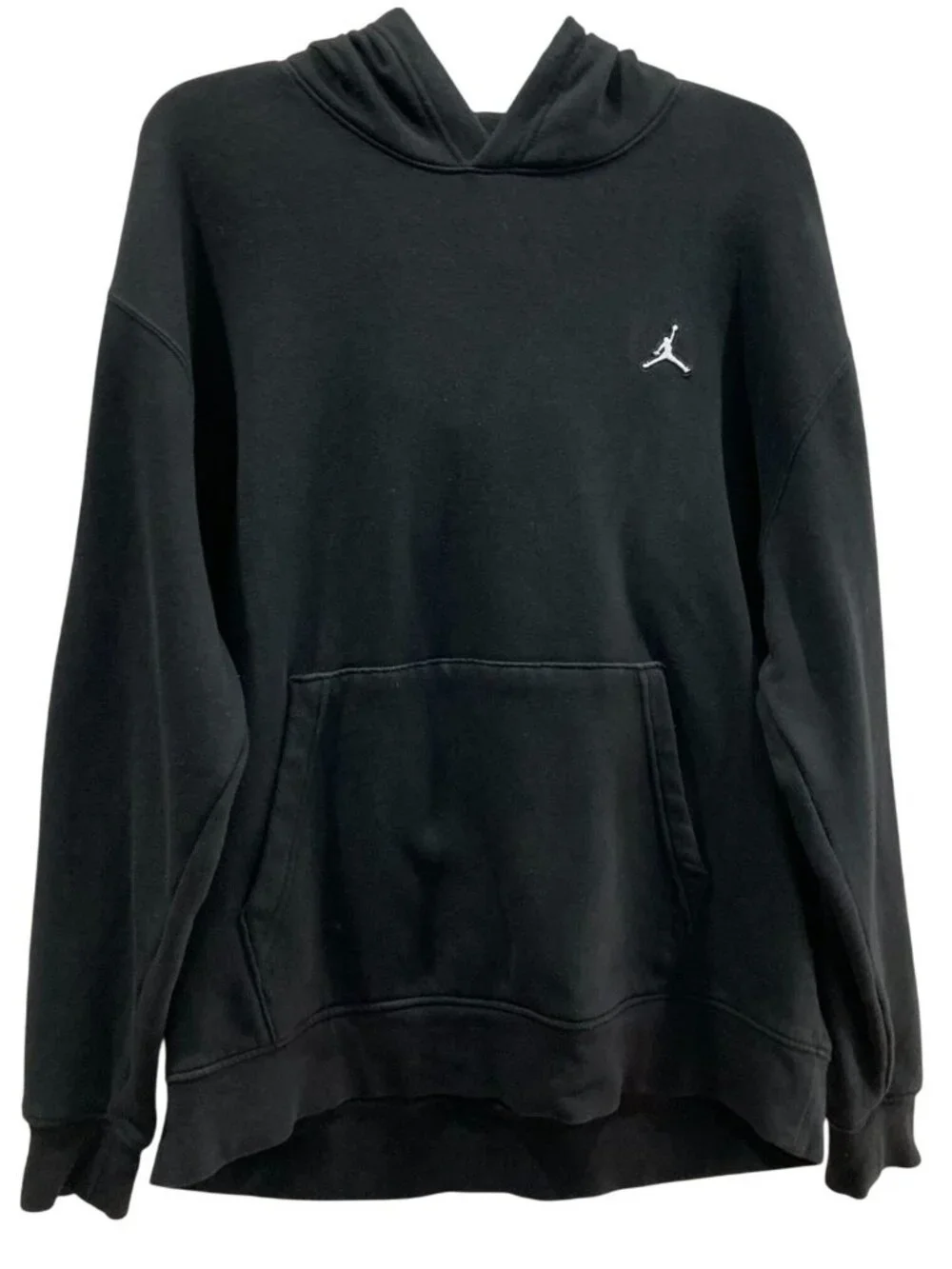 Jordan Brooklyn Pullover Hoodie Sweatshirt L Black Streetwear Sporty Jumpman